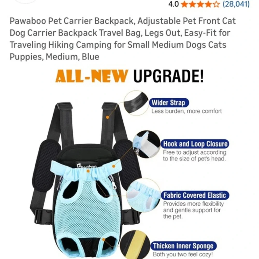Pet Backpack Carrier - Picture 3 of 5